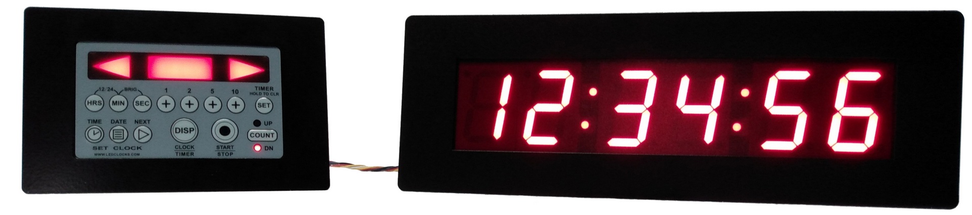 LED clock for ambulance and emergency vehicles