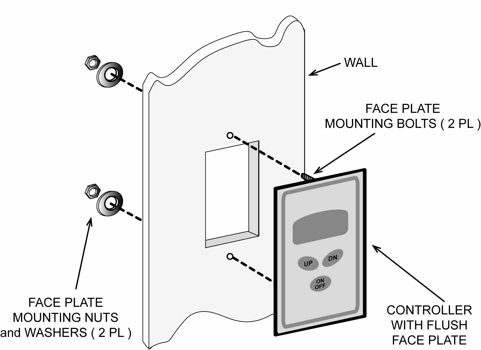 Timer flush mount