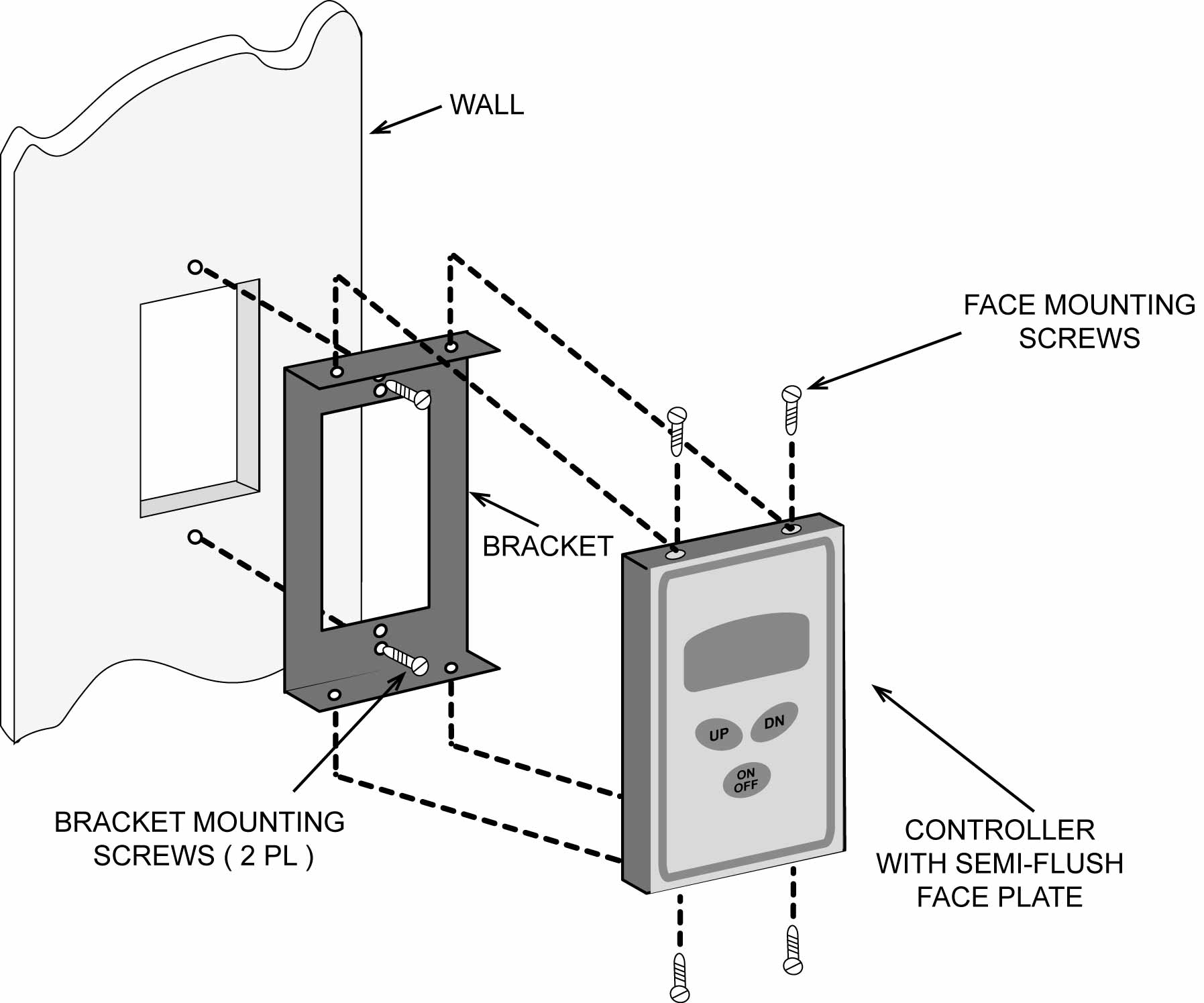 Timer Semi-Flush mount